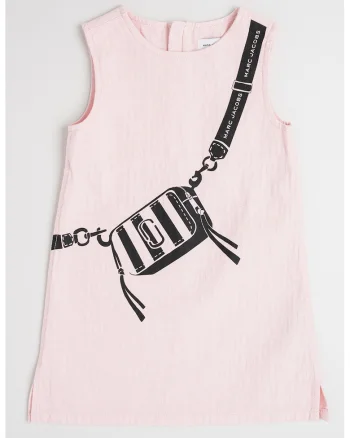 Rochie cu imprimeu, Negru/Roz pastel