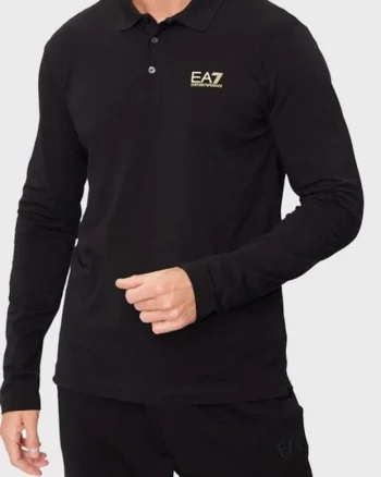 Bluza polo din amestec de bumbac,