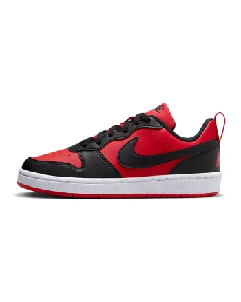 Pantofi sport din piele ecologica Court Borough, Rosu/Negru