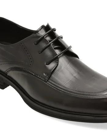 Pantofi eleganti BITE THE BULLET negri, 89628, din piele naturala