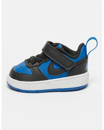Pantofi sport cu velcro Court Borough, Negru/Blue Royal