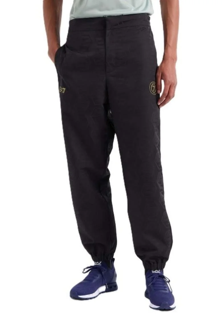 Pantaloni  pentru Lifestyle, M PANTS GRAPHIC MATCH, 7M000264-AF13722-UC001, Negru, Negru