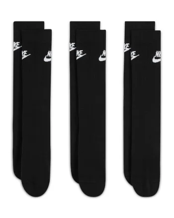 Set de sosete unisex Everyday Essential - 3 perechi, Negru/Alb murdar