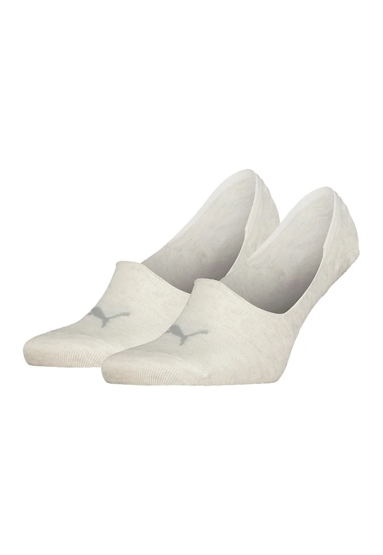 Set de sosete foarte scurte unisex - 2 perechi, Alb murdar