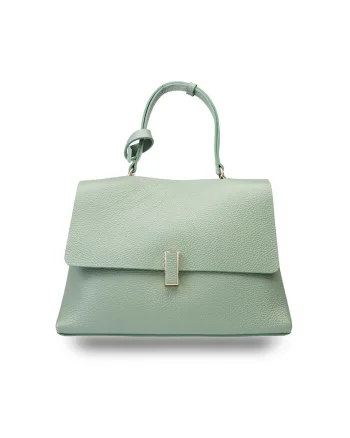 Poseta dama, piele,  Maria, Verde salvie, 21*31*12 cm