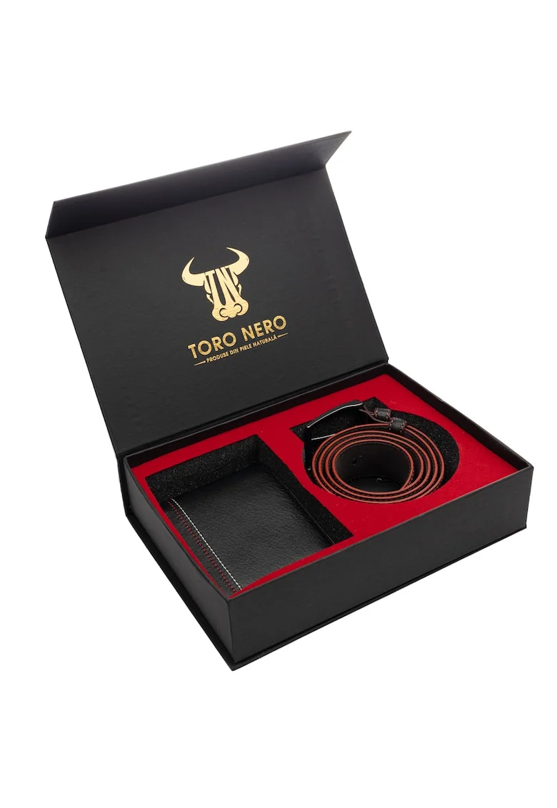 Set cadou Negru Red Line, Negru