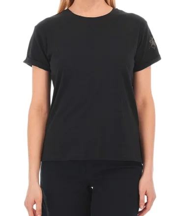 Tricou Dama  CCWR01, Negru