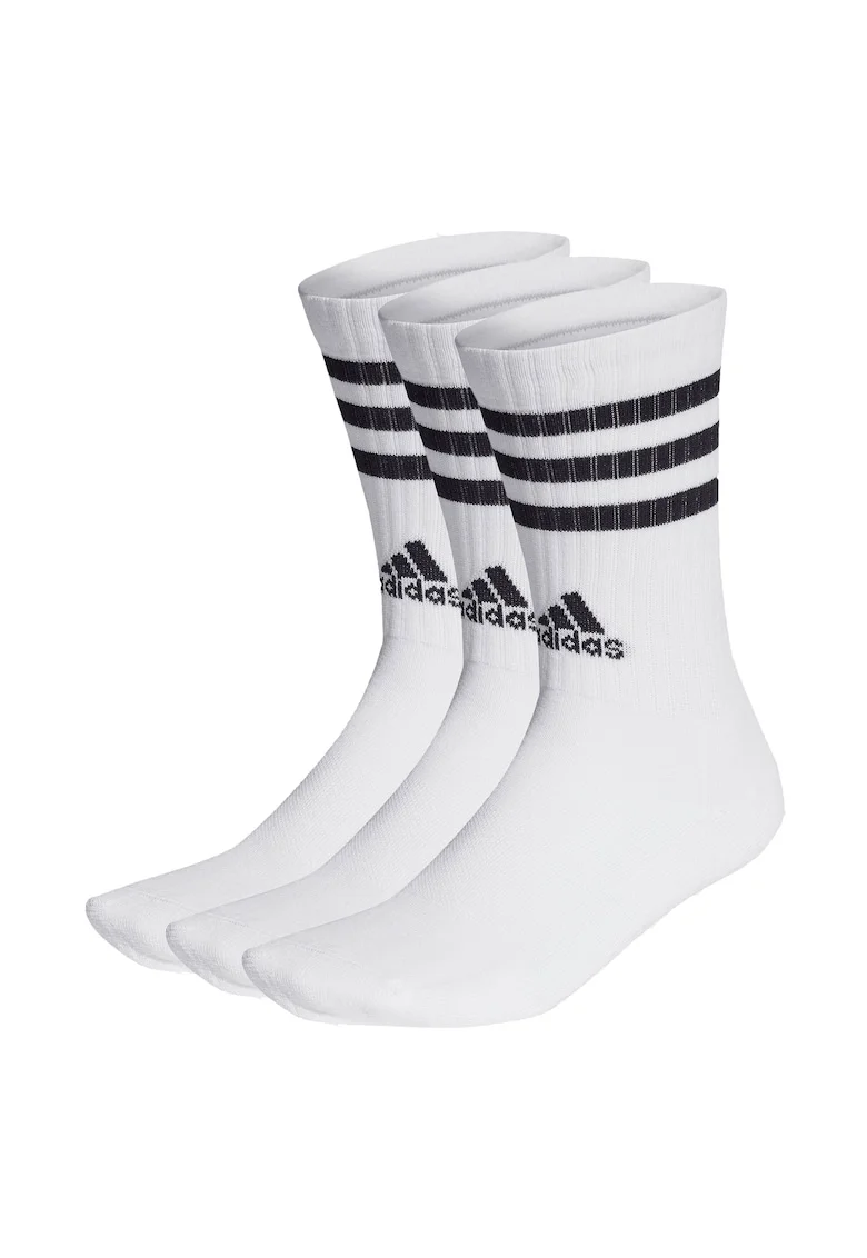 Set de sosete unisex din amestec de bumbac - 3 perechi, Alb