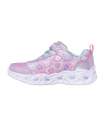 Pantofi sport Heart Lights Boogie Love cu LED-uri, Albastru lavanda