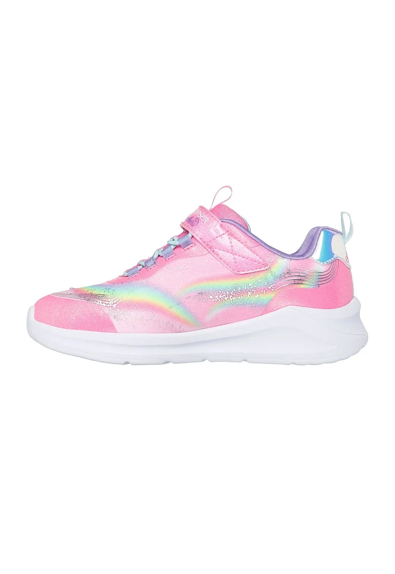 Pantofi sport Unicorn Chaser cu lumini, Alb/Roz