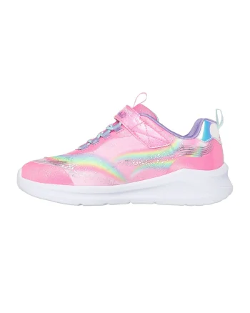 Pantofi sport Unicorn Chaser cu lumini, Alb/Roz