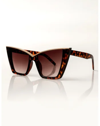 Ochelari de soare cat-eye Madison, Maro inchis