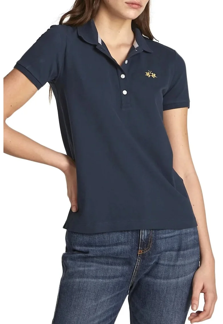 Tricou polo dama CCWP01, Albastru