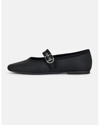Balerini May Jane cu catarama, Negru stins