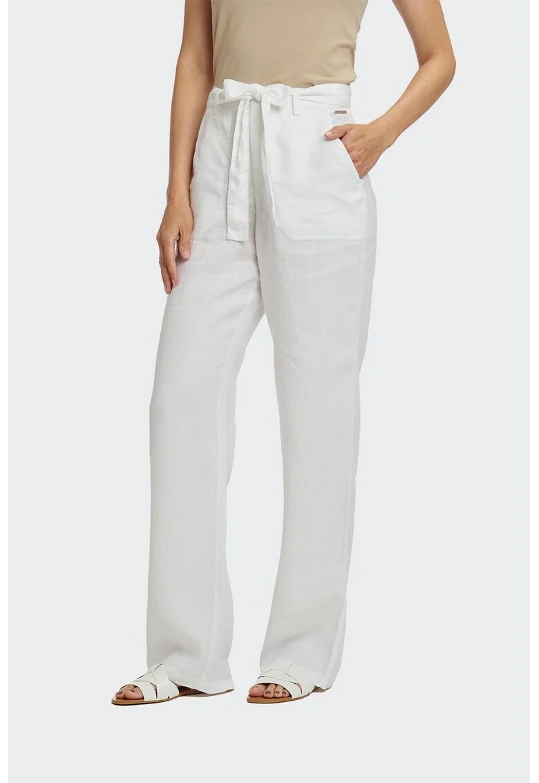 Pantaloni femei  Bella 7692 Alb