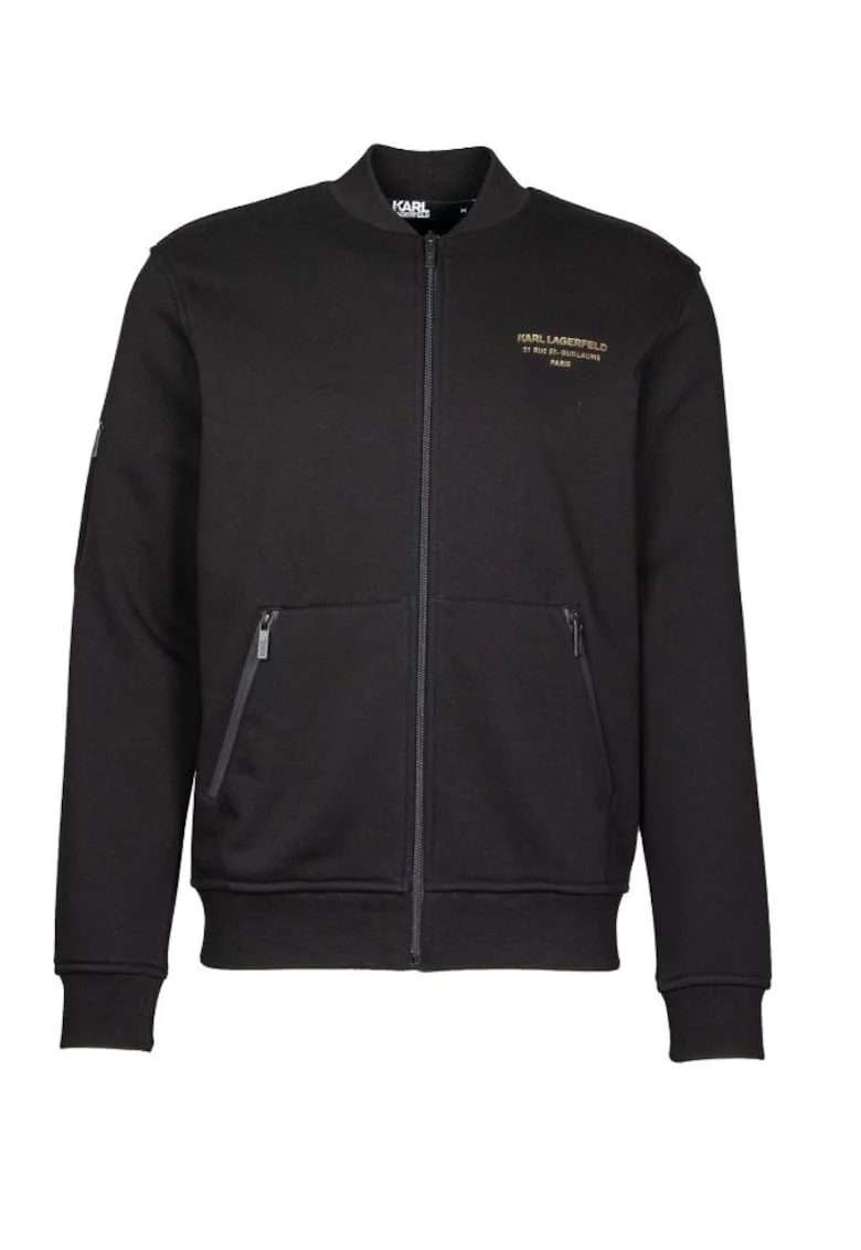 Bluza sport cu buzunare cu fermoar
