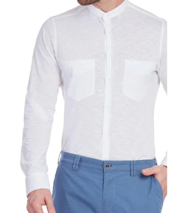 Camasa barbati,  slim fit 5957, Alba