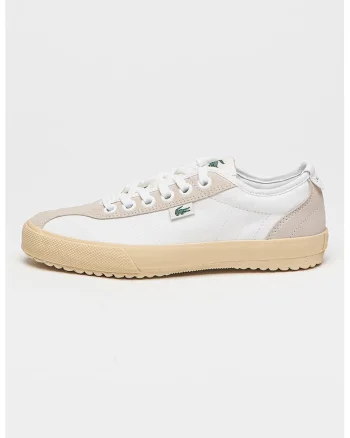 Pantofi sport din material textil cu garnituri din piele intoarsa, Alb