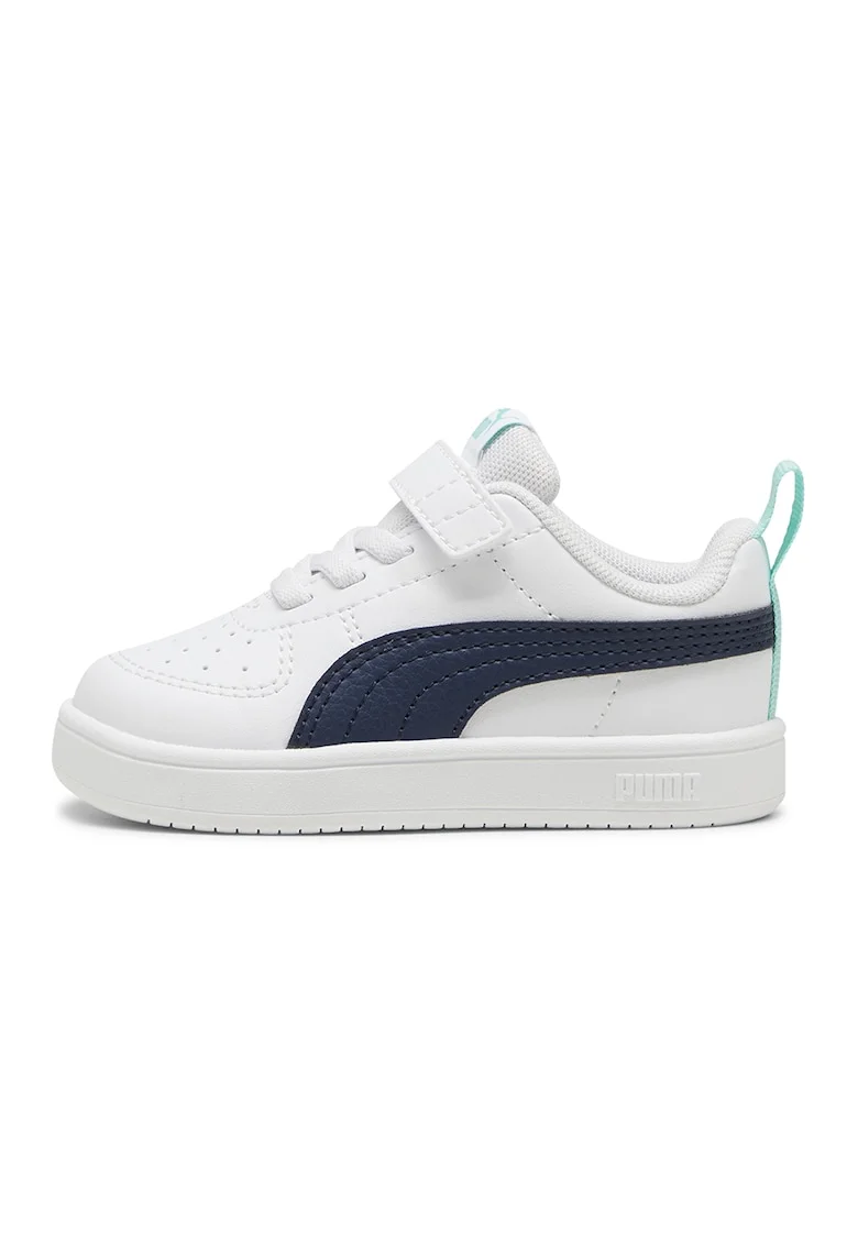 Pantofi sport unisex Rickie AC+ din piele ecologica cu inchidere velcro, Albastru ultramarin/Alb murdar