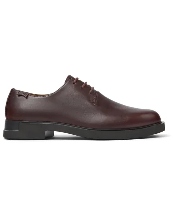 Pantofi derby din piele Iman 1141, Rosu