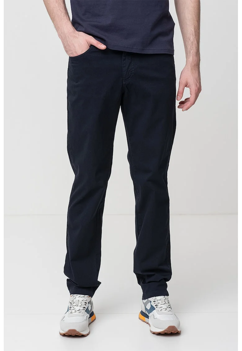 Pantaloni uni, Bleumarin