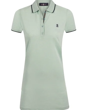 Rochie mini polo slim fit, Verde deschis