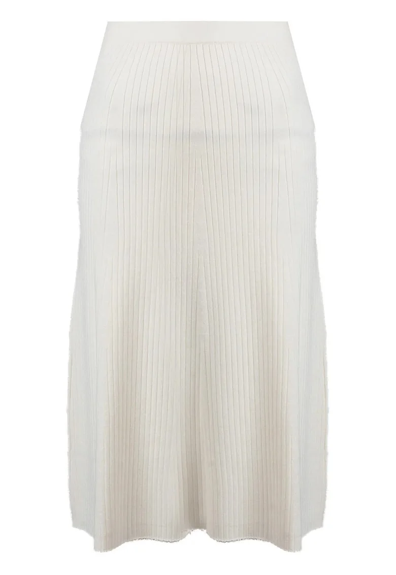 Fusta din tricot fin, cu striatii, 34