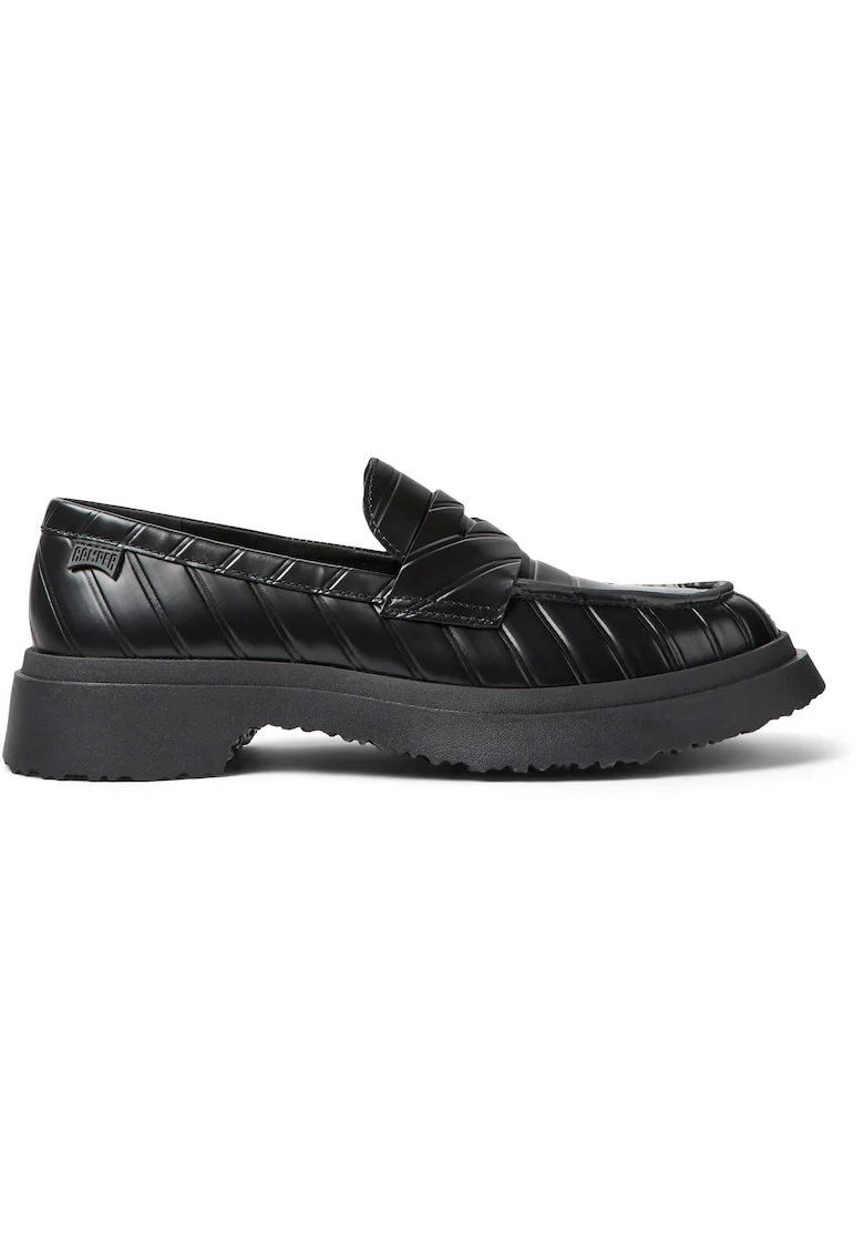 Pantofi loafer din piele Walden Twins 1147, Negru stins