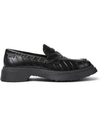 Pantofi loafer din piele Walden Twins 1147, Negru stins