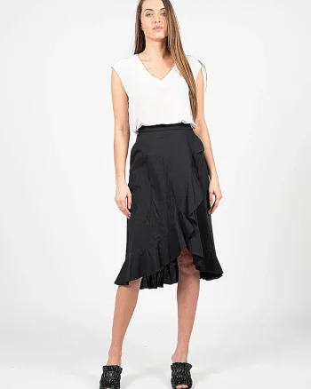 Bluza cu decolteu in V Abbuffato, 38