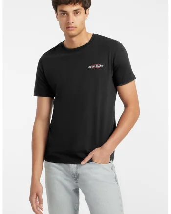 Tricou slim fit cu decolteu la baza gatului, Rosu/Alb/Negru