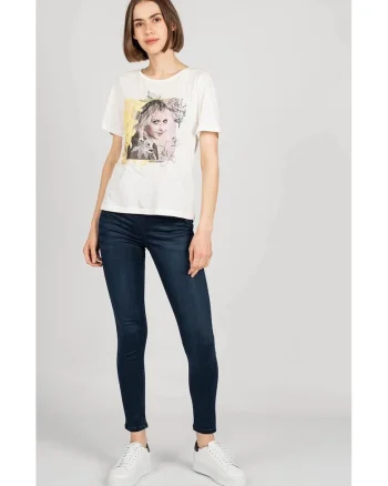 Tricou cu imprimeu cu poza, 34