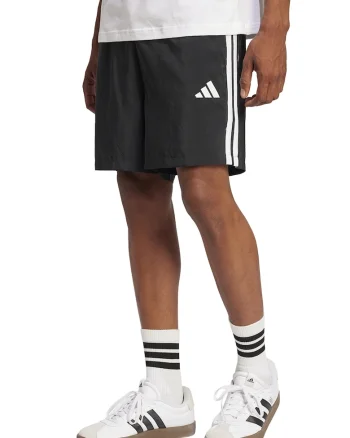 Pantaloni scurti cu benzi laterale cu logo Chelsea, Alb/Negru