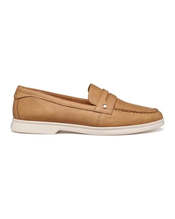 Pantofi loafer din piele Xand 3, Maro camel