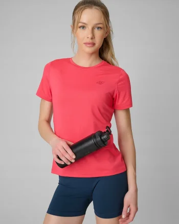 Tricou dama  uscare rapida, rosu, material elastic