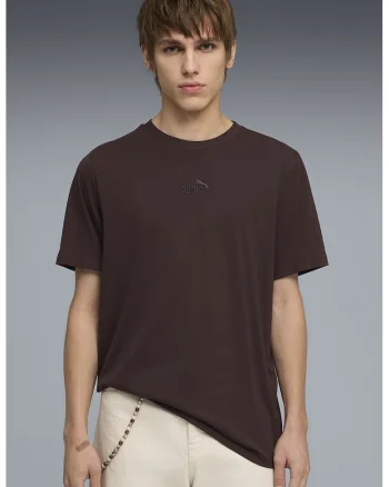 Tricou din bumbac cu logo Essentials, Violet tyrian