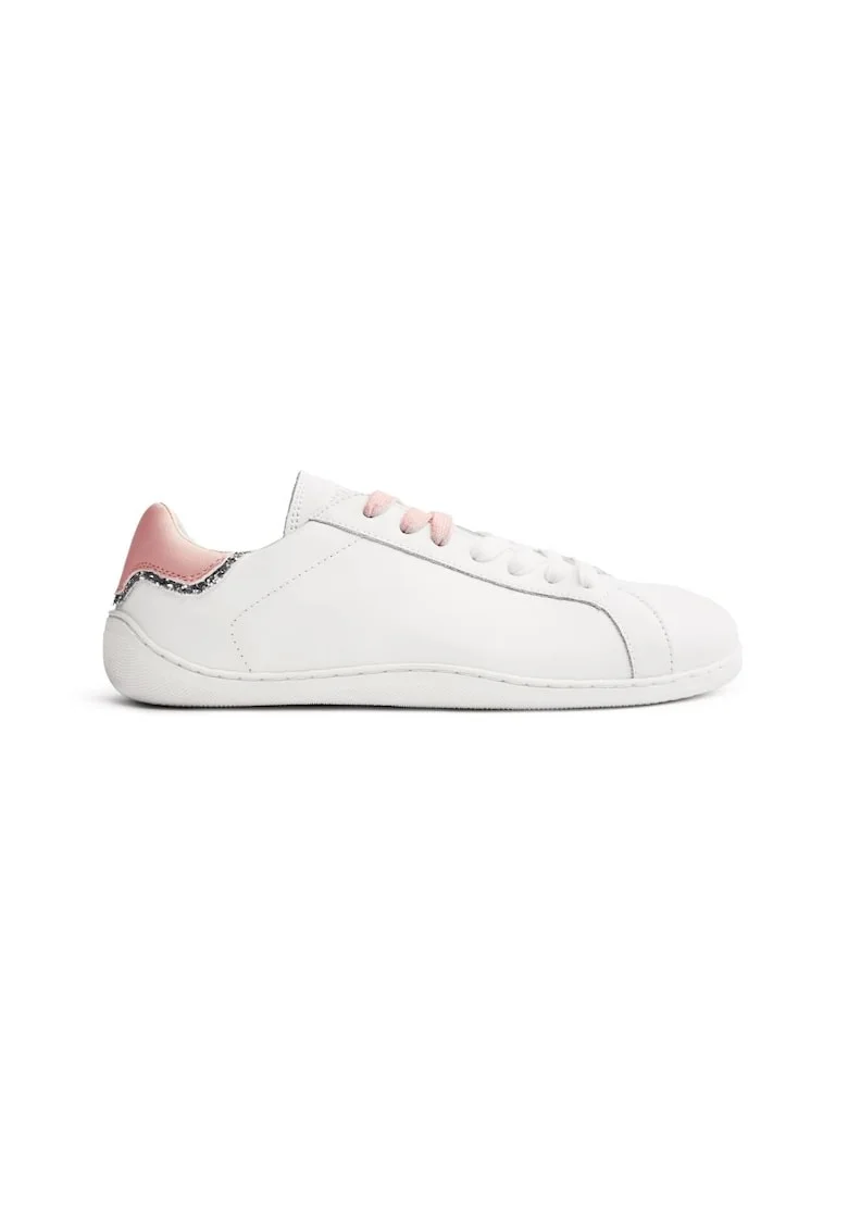 Pantofi sport de piele Barefoot, Alb