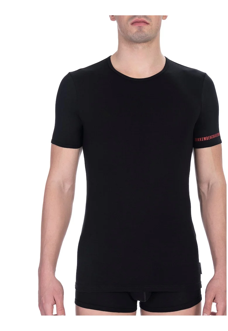 Set de tricouri slim-fit de casa - 2 Piese, Negru