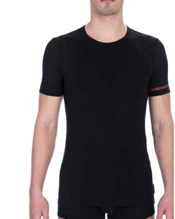 Set de tricouri slim-fit de casa - 2 Piese, Negru