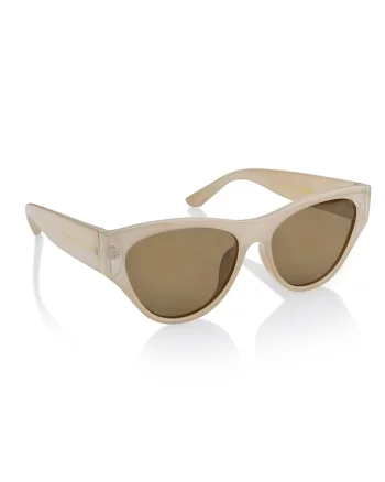 Ochelari de soare cat-eye polarizati, Bej