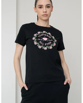 Tricou slim fit cu imprimeu logo, Verde/Negru/Roz pal