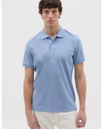 Tricou polo regular fit, Albastru prafuit