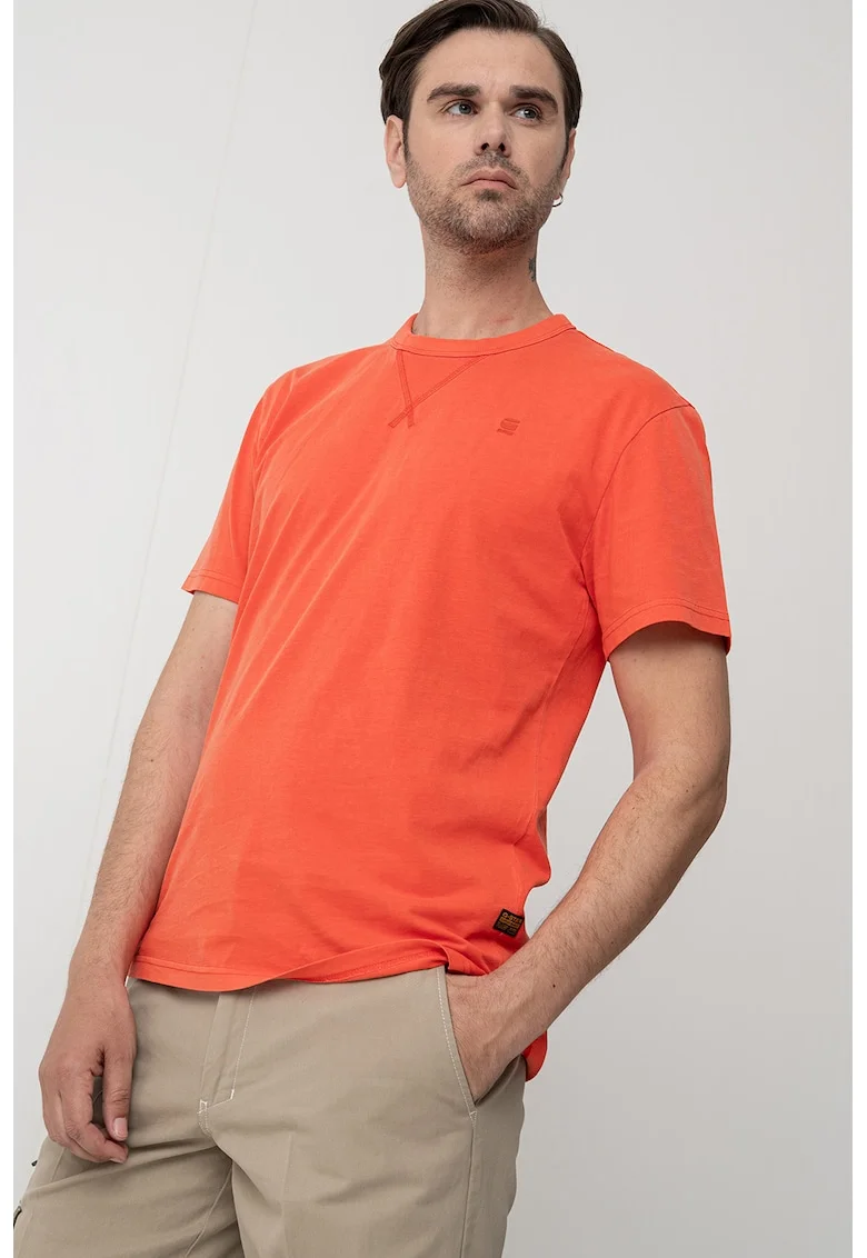 Tricou din bumbac organic Nifous, Portocaliu mandarina