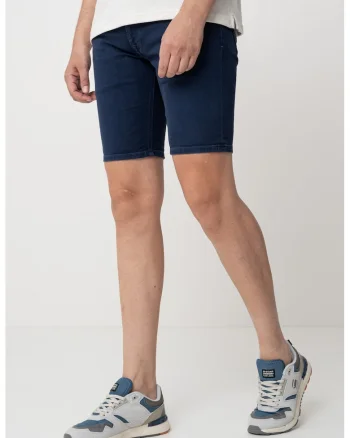 Pantaloni scurti cu croiala conica, Bleumarin