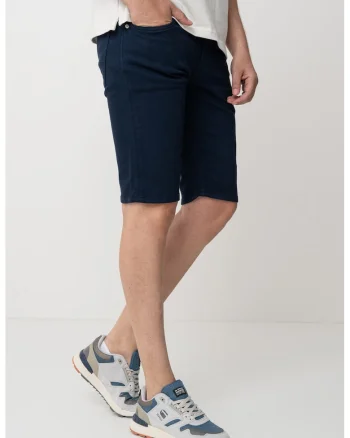Blugi scurti cu croiala slim-fit, Bleumarin