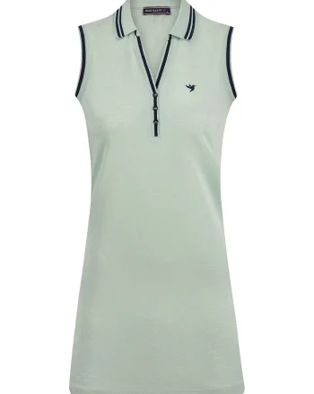Rochie mini fara maneci, Verde deschis
