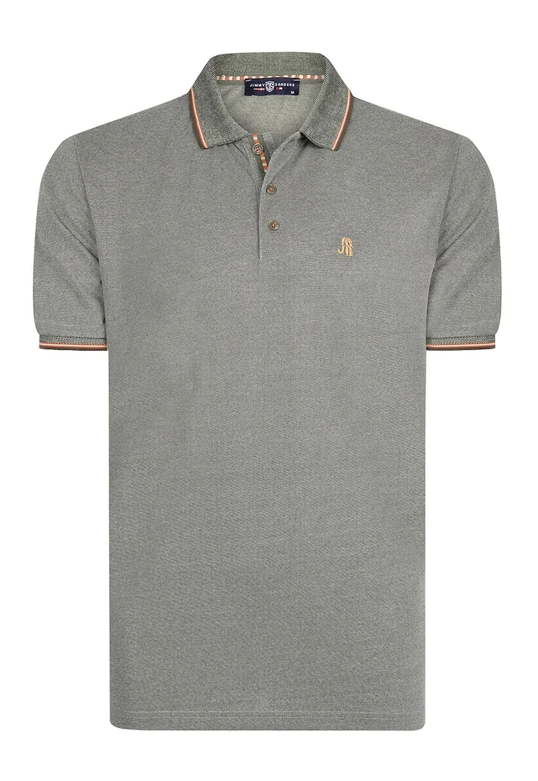 Tricou polo regular fit, Kaki