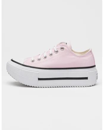 Pantofi sport flatform Chuck Taylor All Star, Roz pastel
