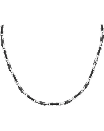 Colier  JM226ATZ72, Argintiu, Negru