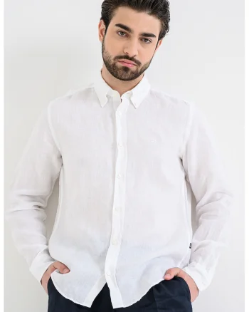 Camasa regular fit de in Liam, Alb